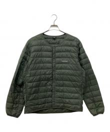 mont-bell（モンベル）の古着「スペリオダウン ラウンドネックジャケット」｜グリーン