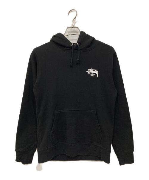 stussy（ステューシー）stussy (ステューシー) プルオーバーパーカー ブラック サイズ:Sの古着・服飾アイテム