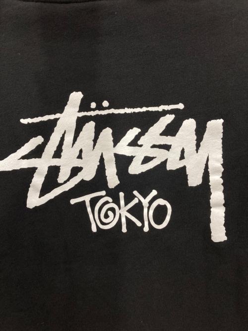 stussy（ステューシー）stussy (ステューシー) プルオーバーパーカー ブラック サイズ:Sの古着・服飾アイテム