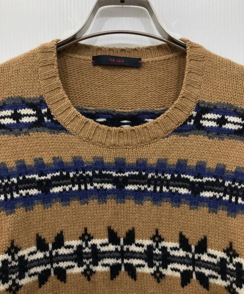 THE GIGI（ザ・ジジ）THE GIGI (ザ・ジジ) クルーネックニット ベージュ サイズ:Mの古着・服飾アイテム