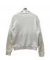 Maison Margiela (メゾンマルジェラ) エルボーパッチスウェットシャツ ホワイト サイズ:46：5000円
