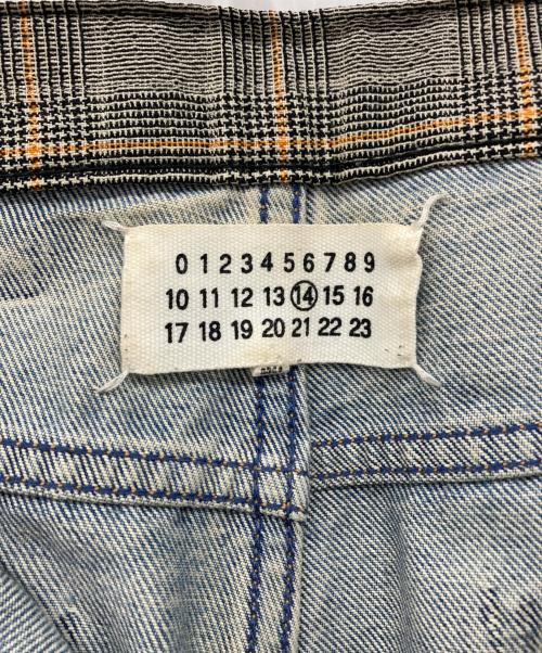 Maison Margiela 14（メゾンマルジェラ 14）Maison Margiela 14 (メゾンマルジェラ 14) RE-EDITION再構築デニムパンツ インディゴ サイズ:SIZE 73.5cm (W29)の古着・服飾アイテム
