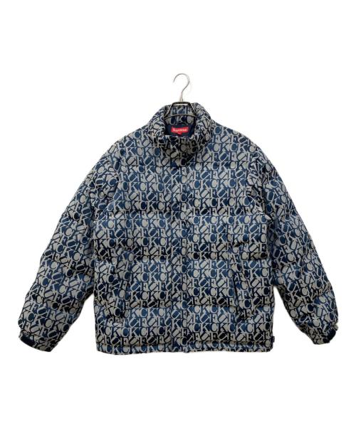 SUPREME（シュプリーム）SUPREME (シュプリーム) ファック ジャガード パフィー ジャケット ネイビー サイズ:Lの古着・服飾アイテム