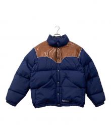 SUPREME（シュプリーム）の古着「グリッター ヨーク ダウン パファー ジャケット」｜ネイビー
