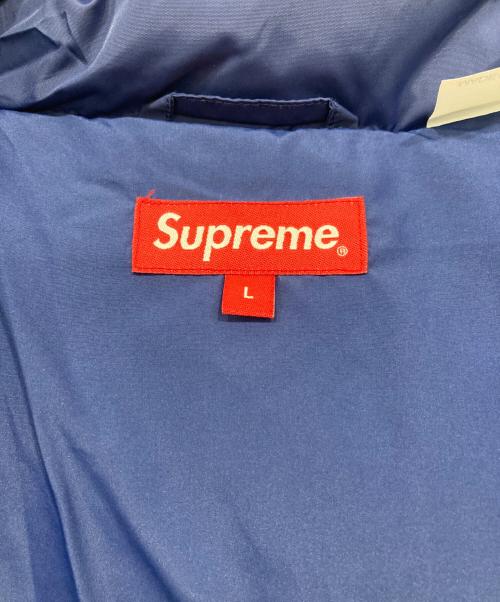 SUPREME（シュプリーム）Supreme (シュプリーム) グリッター ヨーク ダウン パファー ジャケット ネイビー サイズ:Lの古着・服飾アイテム
