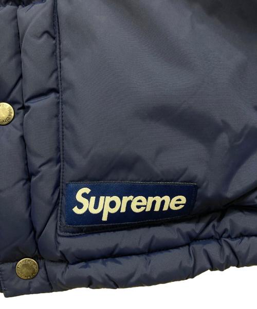 SUPREME（シュプリーム）Supreme (シュプリーム) グリッター ヨーク ダウン パファー ジャケット ネイビー サイズ:Lの古着・服飾アイテム