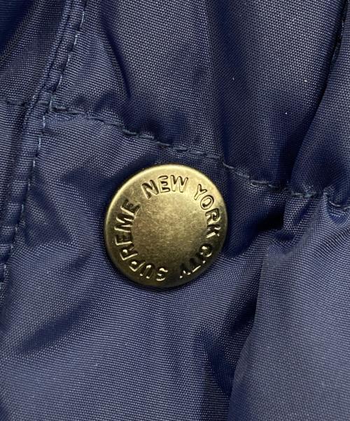 SUPREME（シュプリーム）Supreme (シュプリーム) グリッター ヨーク ダウン パファー ジャケット ネイビー サイズ:Lの古着・服飾アイテム