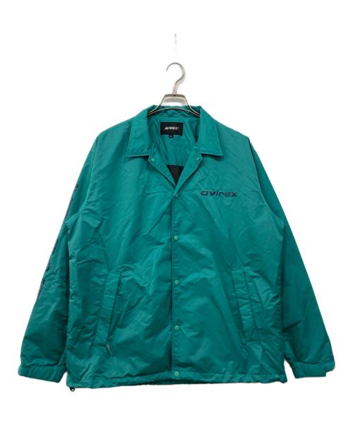 AVIREX（アヴィレックス）AVIREX (アヴィレックス) ライトコーチジャケット グリーン サイズ:2XLの古着・服飾アイテム