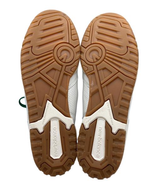 NEW BALANCE（ニューバランス）NEW BALANCE (ニューバランス) ローカットスニーカー ホワイト×グリーン サイズ:27.5cmの古着・服飾アイテム
