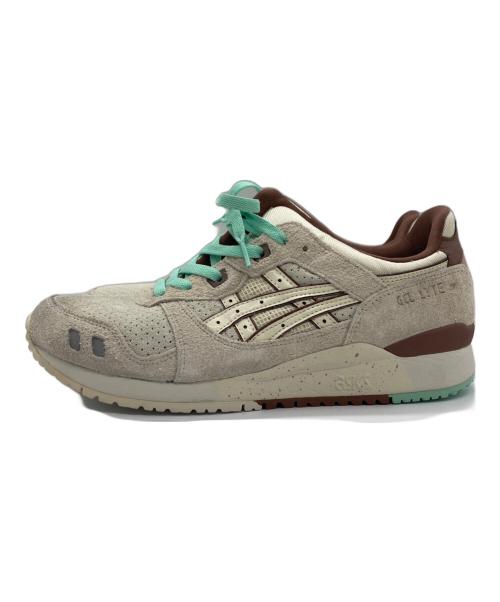 asics（アシックス）asics (アシックス) NICE KICKS ローカットスニーカー ホワイト サイズ:27.5cmの古着・服飾アイテム