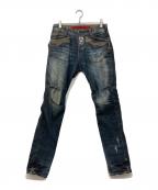 MARITHE+FRANCOIS GIRBAUDマリテフランソワジルボー）の古着「デニムパンツ」｜インディゴ