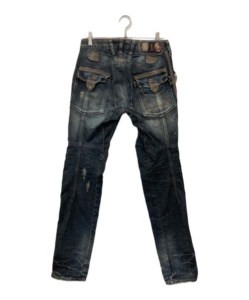 MARITHE+FRANCOIS GIRBAUD（マリテフランソワジルボー）MARITHE+FRANCOIS GIRBAUD (マリテフランソワジルボー) デニムパンツ インディゴ サイズ:Sの古着・服飾アイテム