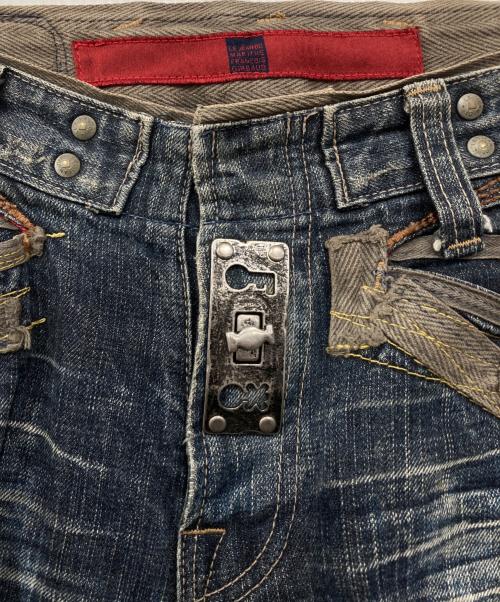 MARITHE+FRANCOIS GIRBAUD（マリテフランソワジルボー）MARITHE+FRANCOIS GIRBAUD (マリテフランソワジルボー) デニムパンツ インディゴ サイズ:Sの古着・服飾アイテム