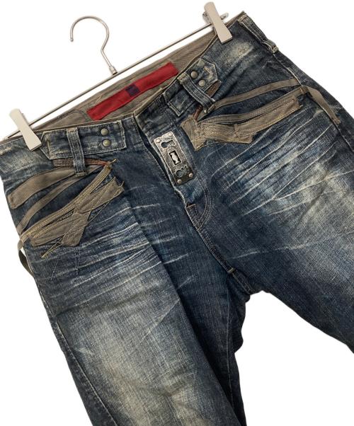 MARITHE+FRANCOIS GIRBAUD（マリテフランソワジルボー）MARITHE+FRANCOIS GIRBAUD (マリテフランソワジルボー) デニムパンツ インディゴ サイズ:Sの古着・服飾アイテム