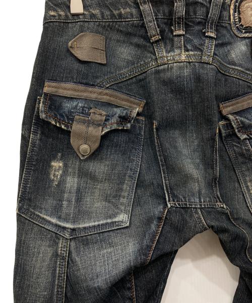 MARITHE+FRANCOIS GIRBAUD（マリテフランソワジルボー）MARITHE+FRANCOIS GIRBAUD (マリテフランソワジルボー) デニムパンツ インディゴ サイズ:Sの古着・服飾アイテム