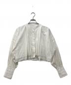 JOURNAL STANDARDジャーナルスタンダード）の古着「ピンタッククロップドシャツ」｜ホワイト