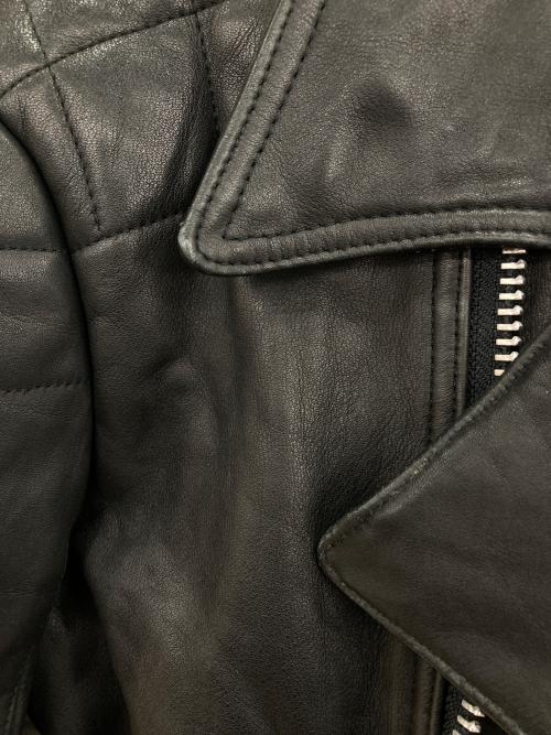 MOTOR ASHVILLE CYCLES（モーター アッシュビル サイクル）MOTOR ASHVILLE CYCLES (モーター アッシュビル サイクル) ライダースジャケット ブラック サイズ:Mの古着・服飾アイテム