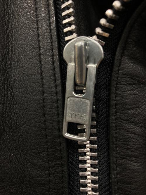 MOTOR ASHVILLE CYCLES（モーター アッシュビル サイクル）MOTOR ASHVILLE CYCLES (モーター アッシュビル サイクル) ライダースジャケット ブラック サイズ:Mの古着・服飾アイテム