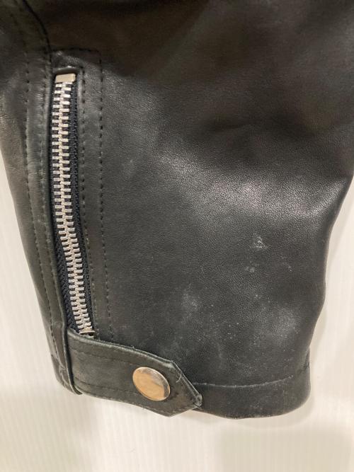 MOTOR ASHVILLE CYCLES（モーター アッシュビル サイクル）MOTOR ASHVILLE CYCLES (モーター アッシュビル サイクル) ライダースジャケット ブラック サイズ:Mの古着・服飾アイテム