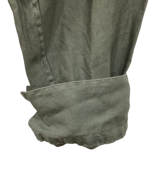 UNDERSON UNDERSON（アンダーソンアンダーソン）UNDERSON UNDERSON (アンダーソンアンダーソン) 和紙レーヨンサテンシャツ カーキ サイズ:1の古着・服飾アイテム