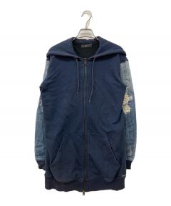 中古・古着通販】DIESEL (ディーゼル) パーカーワンピース ブラック