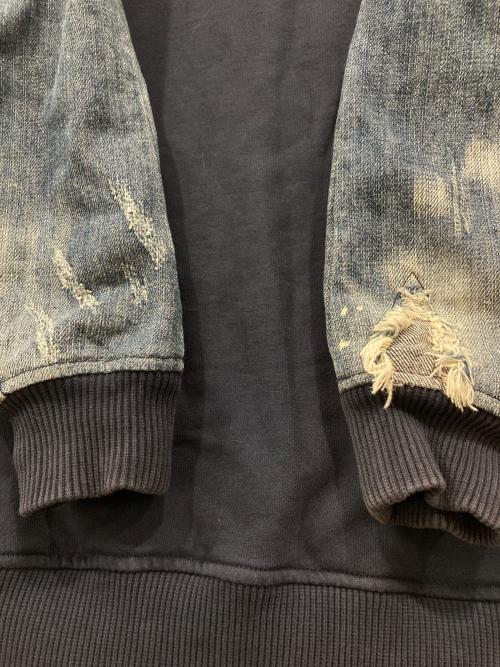 DIESEL（ディーゼル）DIESEL (ディーゼル) DIESEL 切替パーカーワンピース インディゴ サイズ:Mの古着・服飾アイテム