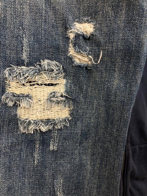 DIESEL（ディーゼル）DIESEL (ディーゼル) DIESEL 切替パーカーワンピース インディゴ サイズ:Mの古着・服飾アイテム
