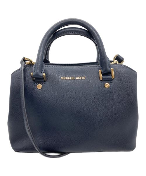 MICHAEL KORS（マイケル・コース）MICHAEL KORS (マイケル・コース) ショルダーバッグ ネイビーの古着・服飾アイテム