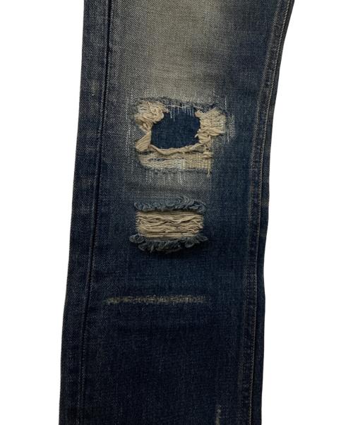 UNDERCOVERISM（アンダーカバーイズム）UNDERCOVERISM (アンダーカバーイズム) クラッシュデニムパンツ インディゴ サイズ:Sの古着・服飾アイテム