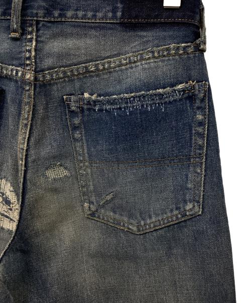 UNDERCOVERISM（アンダーカバーイズム）UNDERCOVERISM (アンダーカバーイズム) クラッシュデニムパンツ インディゴ サイズ:Sの古着・服飾アイテム
