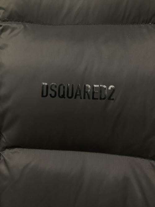 DSQUARED2（ディースクエアード）DSQUARED2 (ディースクエアード) ダウンコート ブラック サイズ:42の古着・服飾アイテム