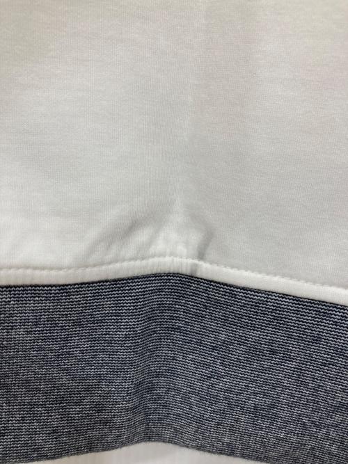 ARMANI EXCHANGE（アルマーニ エクスチェンジ）ARMANI EXCHANGE (アルマーニ エクスチェンジ) AXロゴ フーデッドスウェットプルオーバー ホワイト サイズ:Lの古着・服飾アイテム