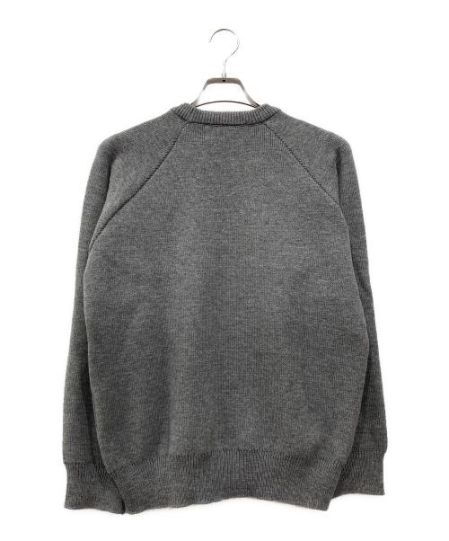 CDG（シーディージー）CDG (シーディージー) ロゴニット グレー サイズ:Sの古着・服飾アイテム