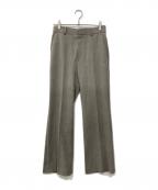 ESTNATIONエストネーション）の古着「トップスリムフレアパンツ」｜ベージュ