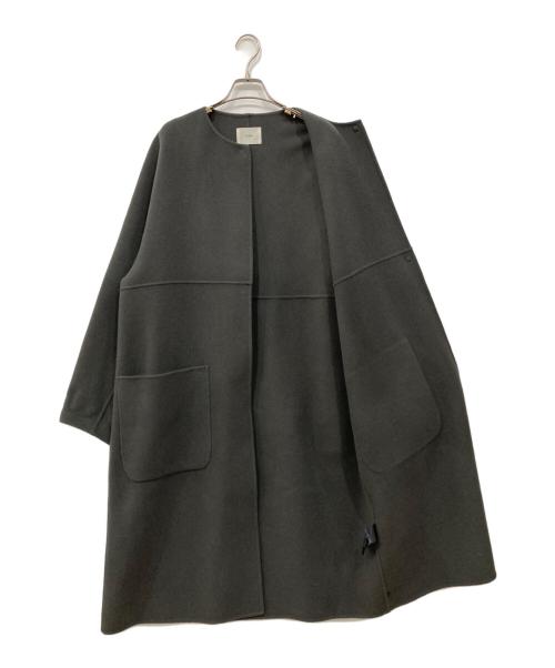 IENA（イエナ）IENA (イエナ) ノンミュールジングウールリバーコート グレー サイズ:38の古着・服飾アイテム