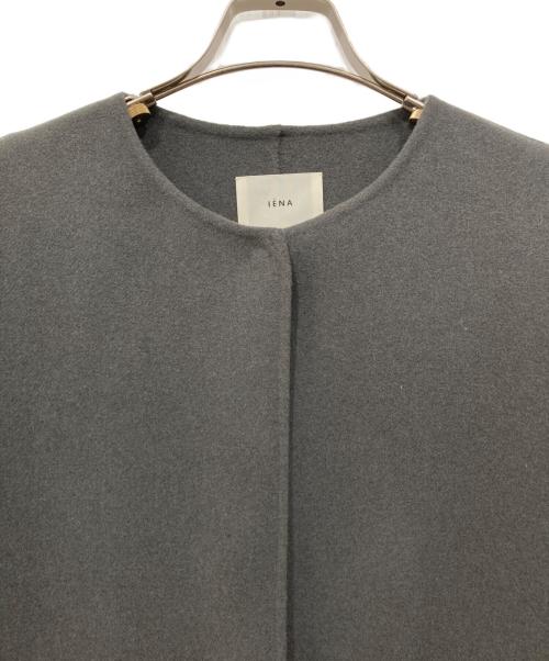 IENA（イエナ）IENA (イエナ) ノンミュールジングウールリバーコート グレー サイズ:38の古着・服飾アイテム