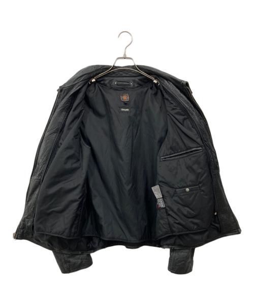 wilsons leather（ウィルソンズレザー）wilsons leather (ウィルソンズレザー) ライナー付きレザージャケット ブラック サイズ:Lの古着・服飾アイテム