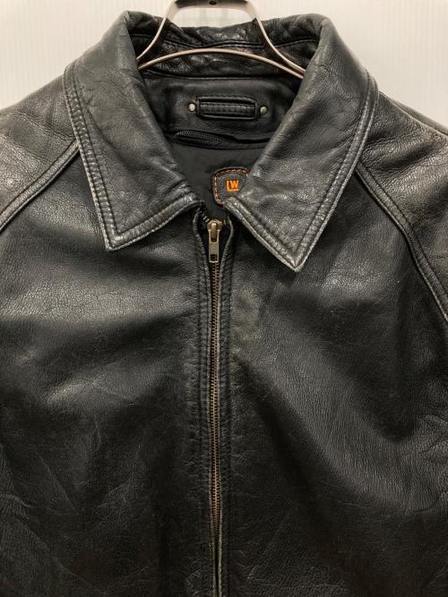 wilsons leather（ウィルソンズレザー）wilsons leather (ウィルソンズレザー) ライナー付きレザージャケット ブラック サイズ:Lの古着・服飾アイテム
