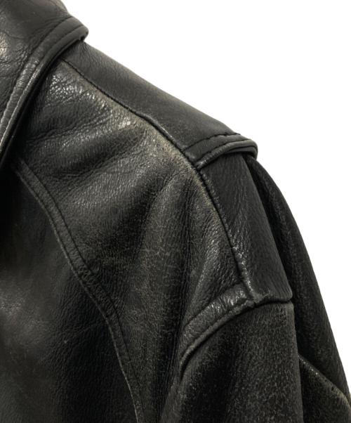 wilsons leather（ウィルソンズレザー）wilsons leather (ウィルソンズレザー) ライナー付きレザージャケット ブラック サイズ:Lの古着・服飾アイテム