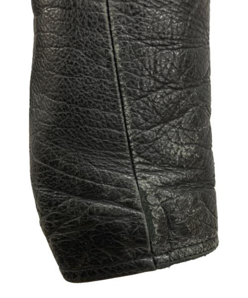 wilsons leather（ウィルソンズレザー）wilsons leather (ウィルソンズレザー) ライナー付きレザージャケット ブラック サイズ:Lの古着・服飾アイテム