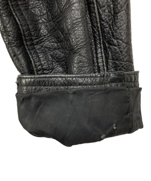 wilsons leather（ウィルソンズレザー）wilsons leather (ウィルソンズレザー) ライナー付きレザージャケット ブラック サイズ:Lの古着・服飾アイテム