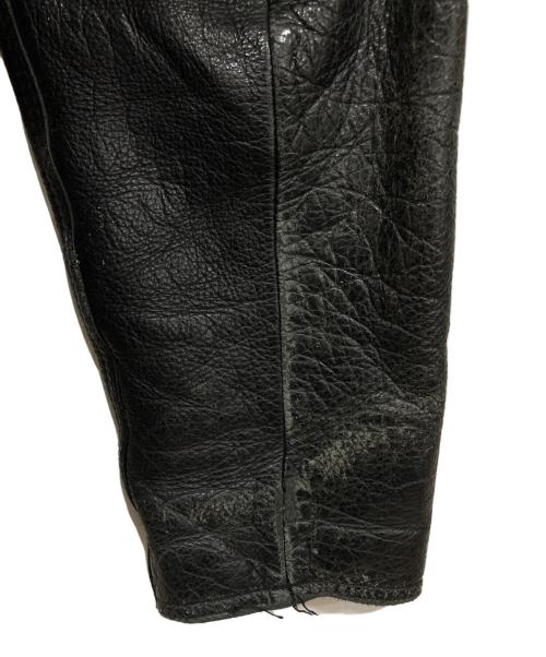 wilsons leather（ウィルソンズレザー）wilsons leather (ウィルソンズレザー) ライナー付きレザージャケット ブラック サイズ:Lの古着・服飾アイテム