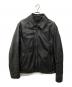 wilsons leather（ウィルソンズレザー）の古着「ライナー付きレザージャケット」｜ブラック