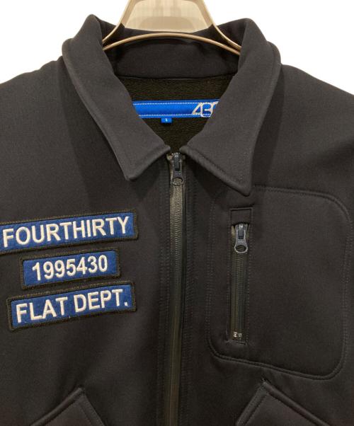 430（430）430 (430) 異素材切替ジャケット ネイビー サイズ:1の古着・服飾アイテム