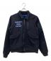 430（430）の古着「異素材切替ジャケット」｜ネイビー