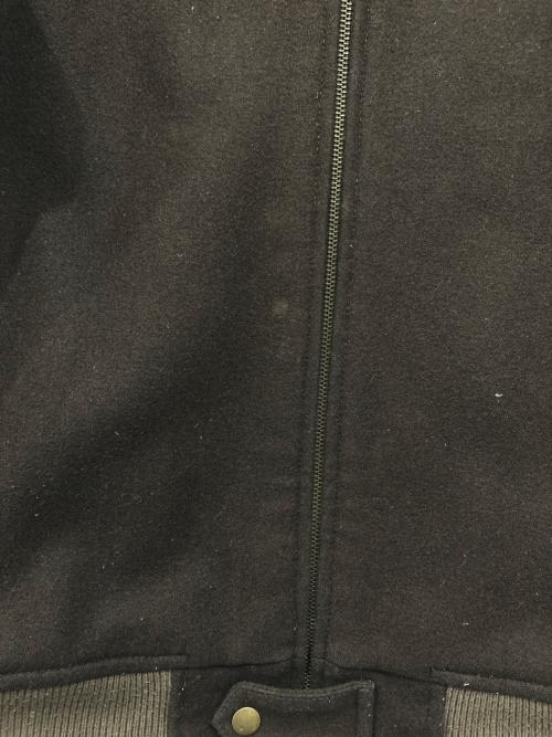 FOURTHIRTY（フォーサーティー）FOURTHIRTY (フォーサーティー) レザー切替ジャケット ブラウン サイズ:02の古着・服飾アイテム