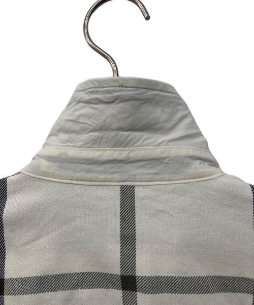 FRED PERRY（フレッドペリー）FRED PERRY (フレッドペリー) タータン ツイル オーバーシャツジャケット ブラック×ホワイト サイズ:Mの古着・服飾アイテム