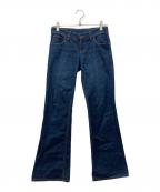 GUCCIグッチ）の古着「フレアデニムパンツ」｜インディゴ