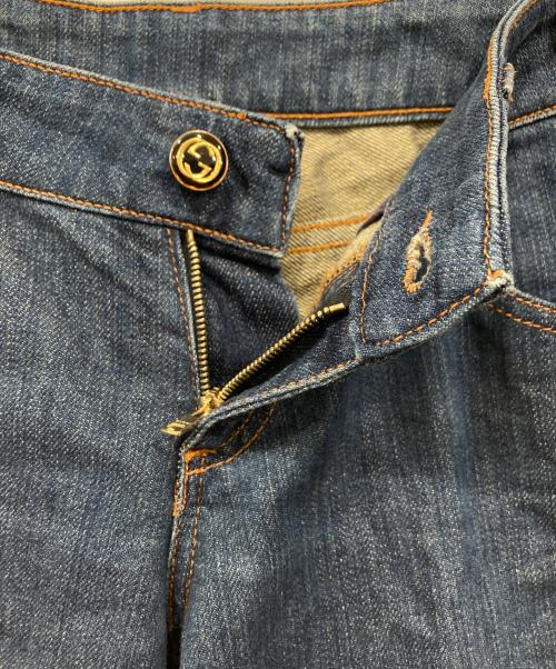 GUCCI（グッチ）GUCCI (グッチ) フレアデニムパンツ インディゴ サイズ:38の古着・服飾アイテム