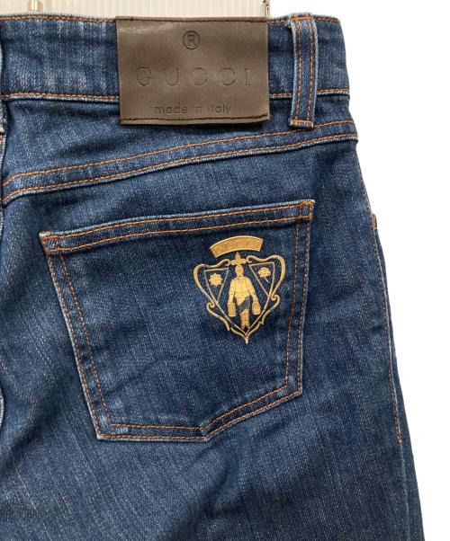 GUCCI（グッチ）GUCCI (グッチ) フレアデニムパンツ インディゴ サイズ:38の古着・服飾アイテム